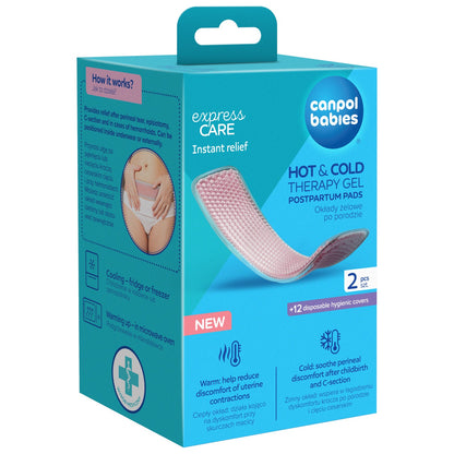 Canpol Babies - Toplo-hladni terapevtski gel poporodni obkladki 2 kos