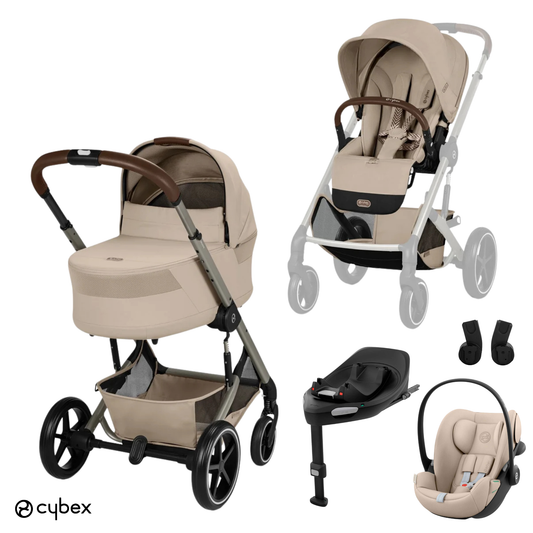 Cybex - Otroški voziček Balios S Lux 2026 - Almond Beige (4v1)