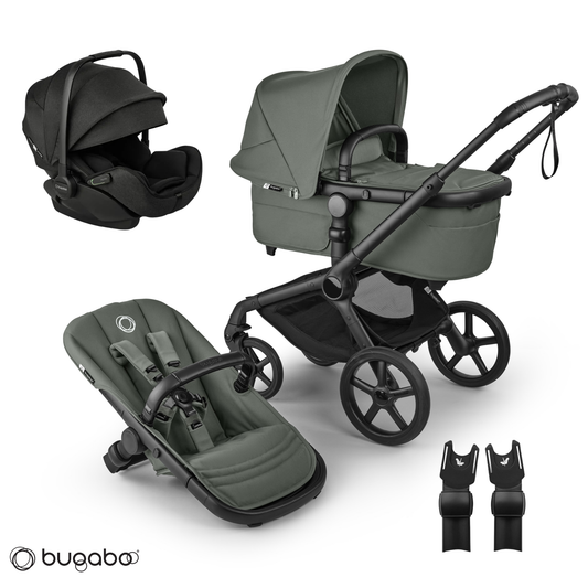 Bugaboo - Otroški voziček Fox 5 Renew - Forest Green (3v1)