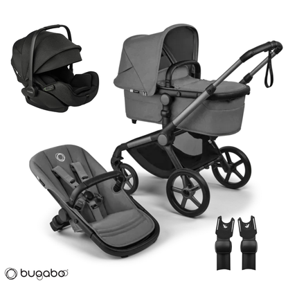 Bugaboo - Otroški voziček Fox 5 Renew - Moon Grey (3v1)