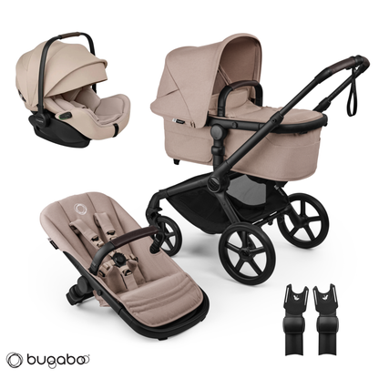 Bugaboo - Otroški voziček Fox 5 Renew - Desert Taupe Melange (3v1)