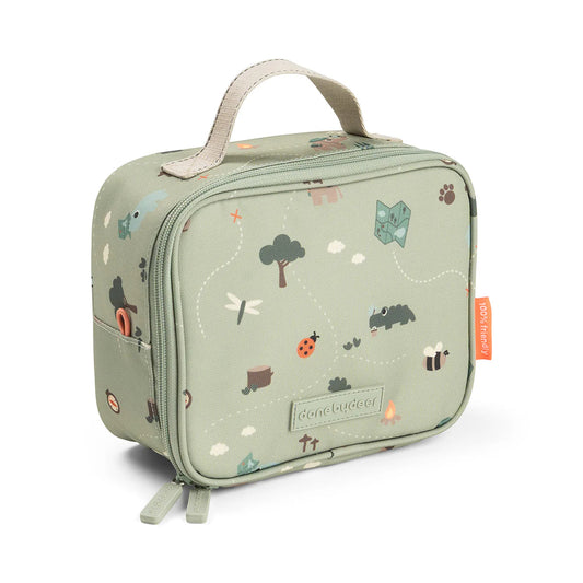 Done by deer - Izolirana torba za malico Tiny trails - Green