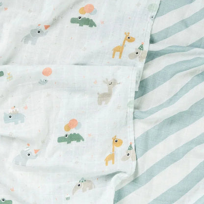 Done by Deer - Komplet tetra pleničk Celebration - Blue - DBD3063102 Luxbaby