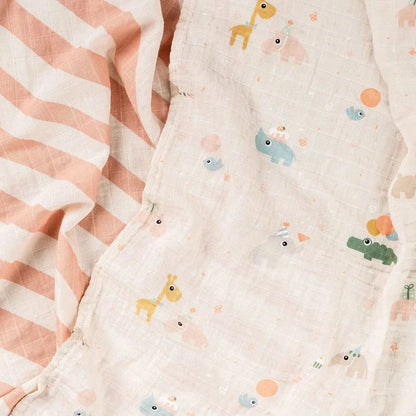 Done by Deer - Komplet tetra pleničk Celebration - Powder - DBD3063101 Luxbaby