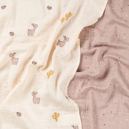 Done by Deer - Komplet tetra pleničk Lalee - Powder - DBD3053361 Luxbaby