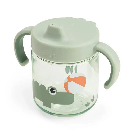 Done by Deer - Playground Cup with Lid and Handles - Green