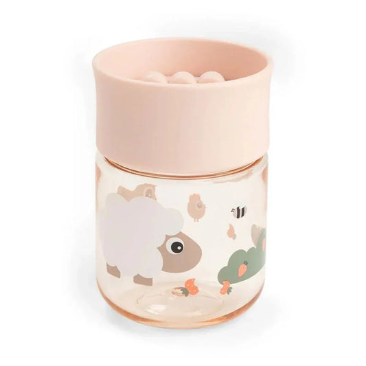 Done by Deer - 360° Tiny farm drinking cup - Powder