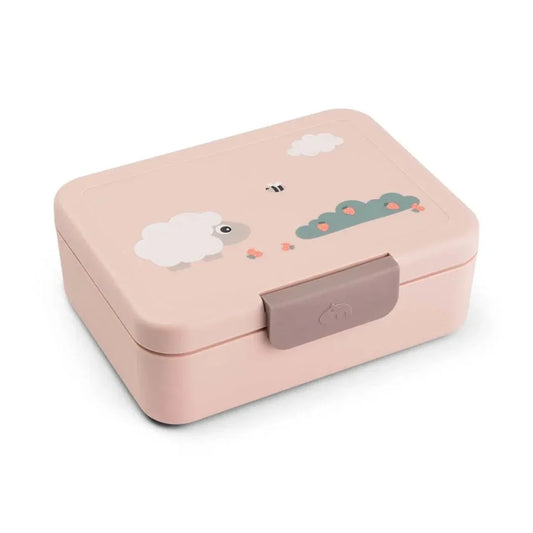 Done by Deer - Otroška posodica za malico/kosilo Tiny farm - Powder