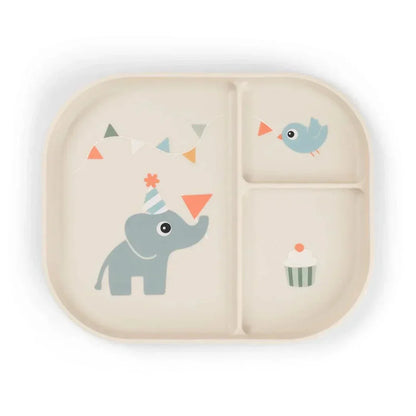 Done by Deer - Celebration dječji tanjur za dijeljenje - pijesak