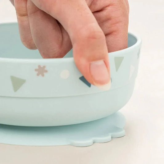 Done by Deer - Prvi jedilni set Foodie Celebration - Blue - DBD1593032 Luxbaby