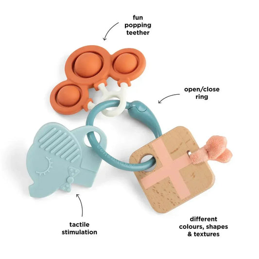 Done by Deer - Celebration Sensory Activity Ring - Colour mix