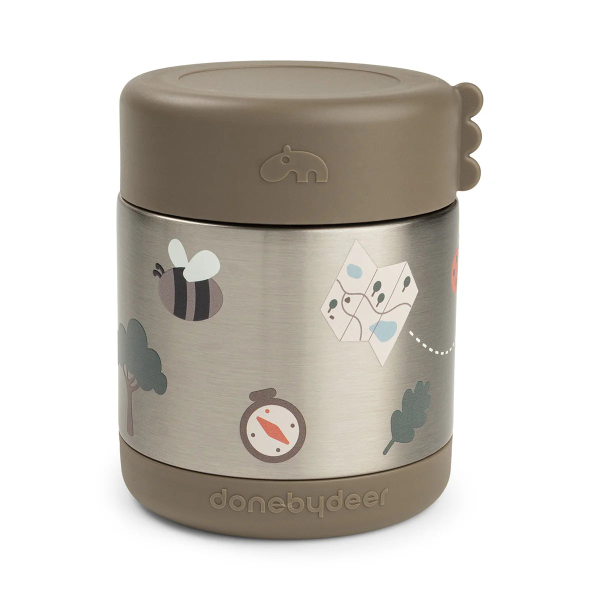 Done by Deer - Termo posodica za hrano 300ml Tiny trails - Sand