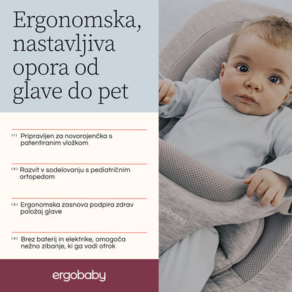 Ergobaby - Evolve Bouncer 3v1 Mesh - Cream