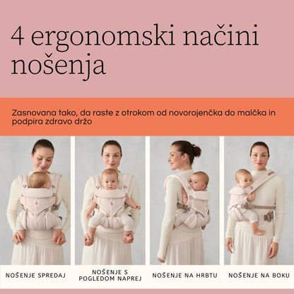 Ergobaby - Omni Classic Mesh nosilka - Pearl Grey