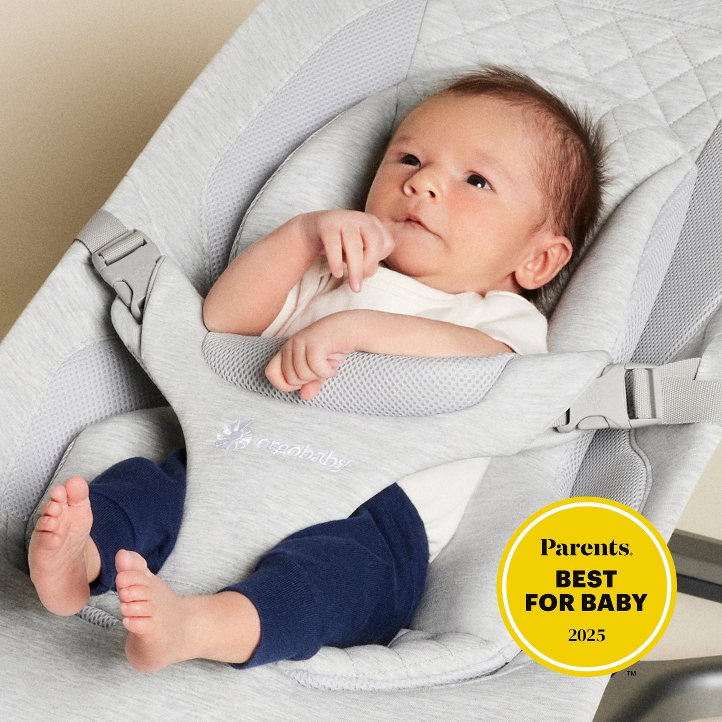 Ergobaby - Evolve Bouncer - Light Grey