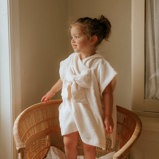 Elodie - Pončo za kopanje - Creamy White