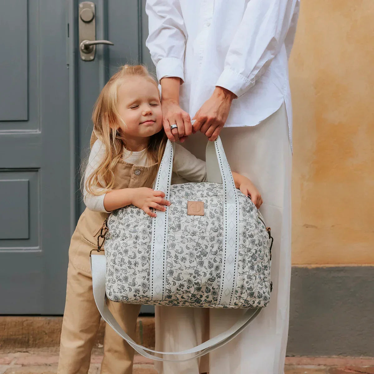 Elodie - Previjalna torba - Garden Leo Toile