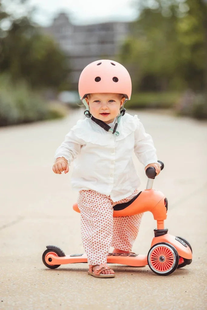 Scoot&Ride - Otroški poganjalec in skiro Highwaykick 1 - Peach - 96353 Luxbaby