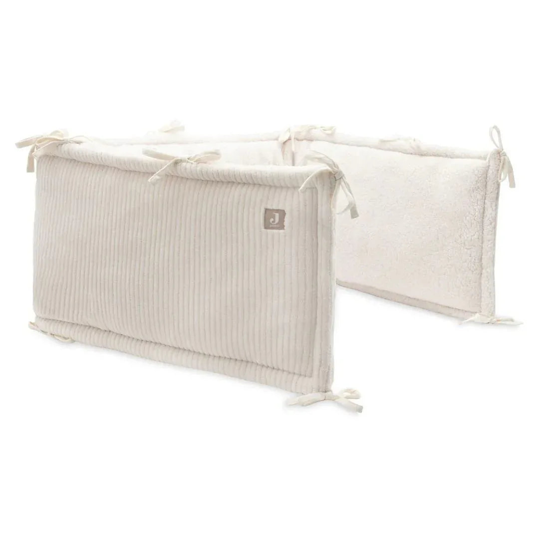 Jollein - Obroba za posteljico - Cloudy Rib Oatmeal (180x30cm)