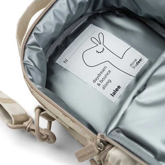 Done by deer - Otroška izolirana torba za malico Lalee - Sand