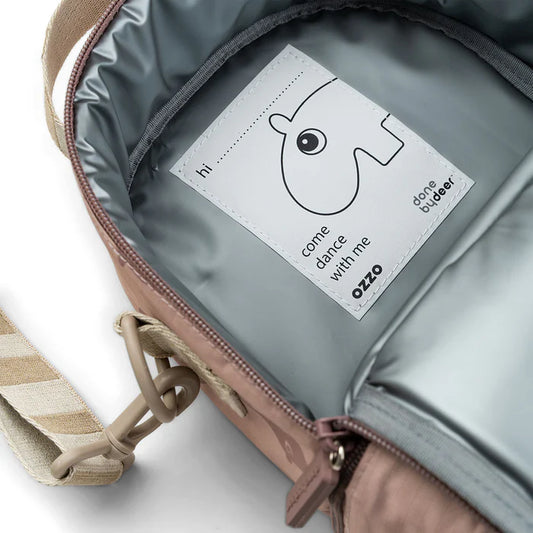 Done by deer - Otroška izolirana torba za malico Ozzo - Powder