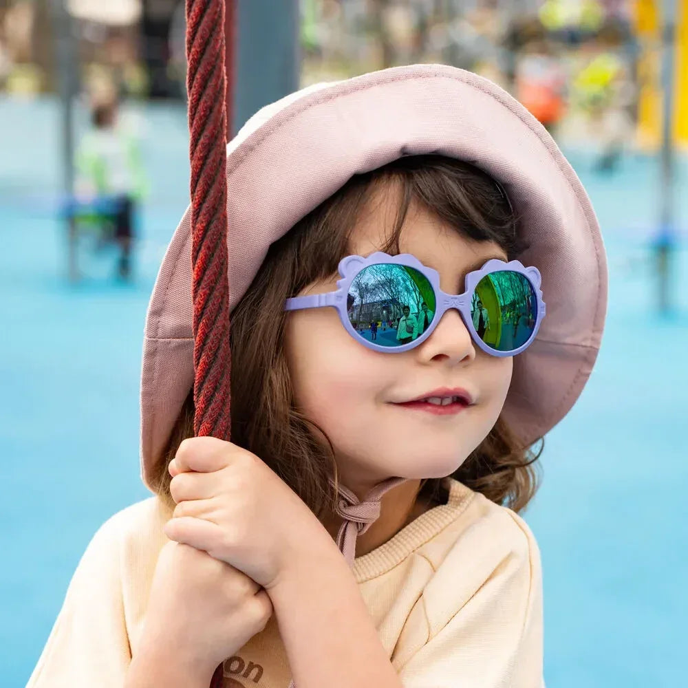 Ki et La - Otroska sončna očala Lion - Lilac - L1SUNLILAC Luxbaby