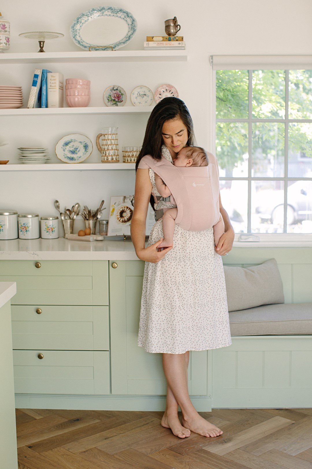 Ergobaby - Embrace Knit nosilka - Blush Pink