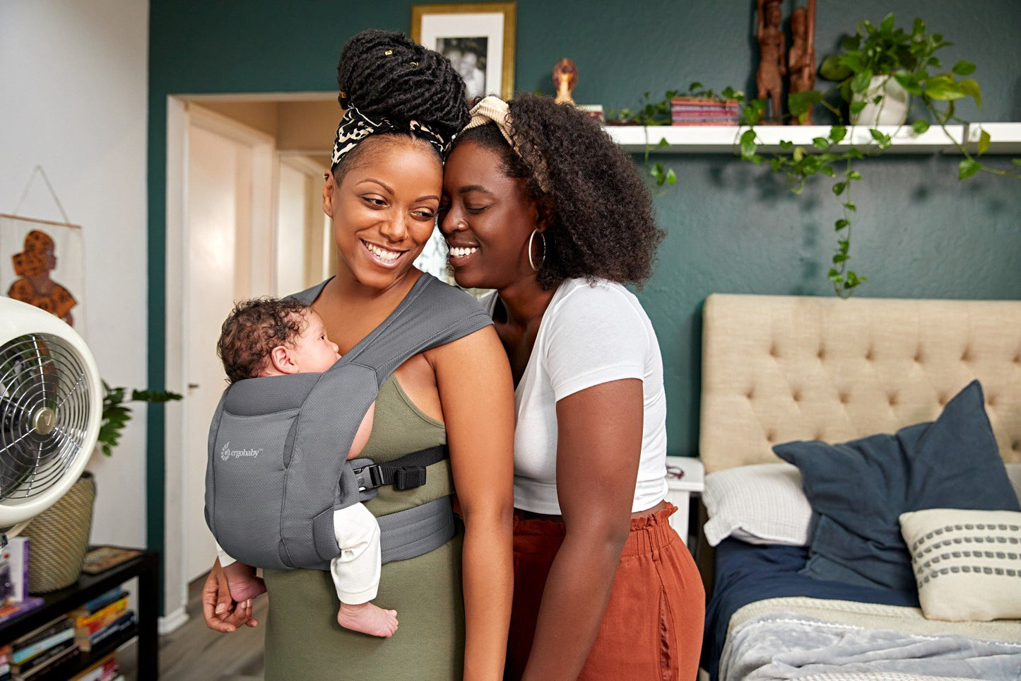 Ergobaby - Embrace Soft Air Mesh nosilka - Washed Black