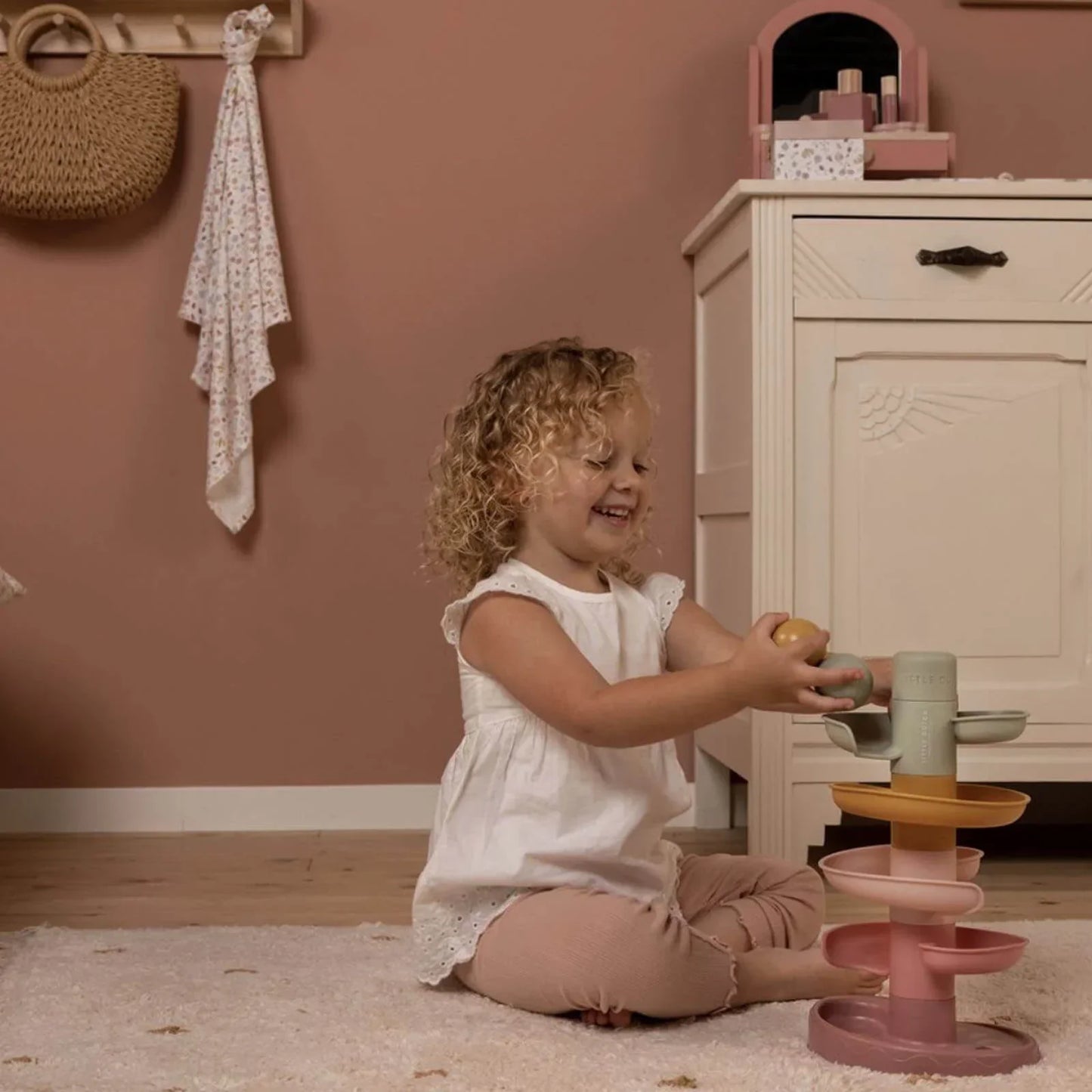 Little Dutch - Spiralni stolp - Pink - LD2007439 Luxbaby