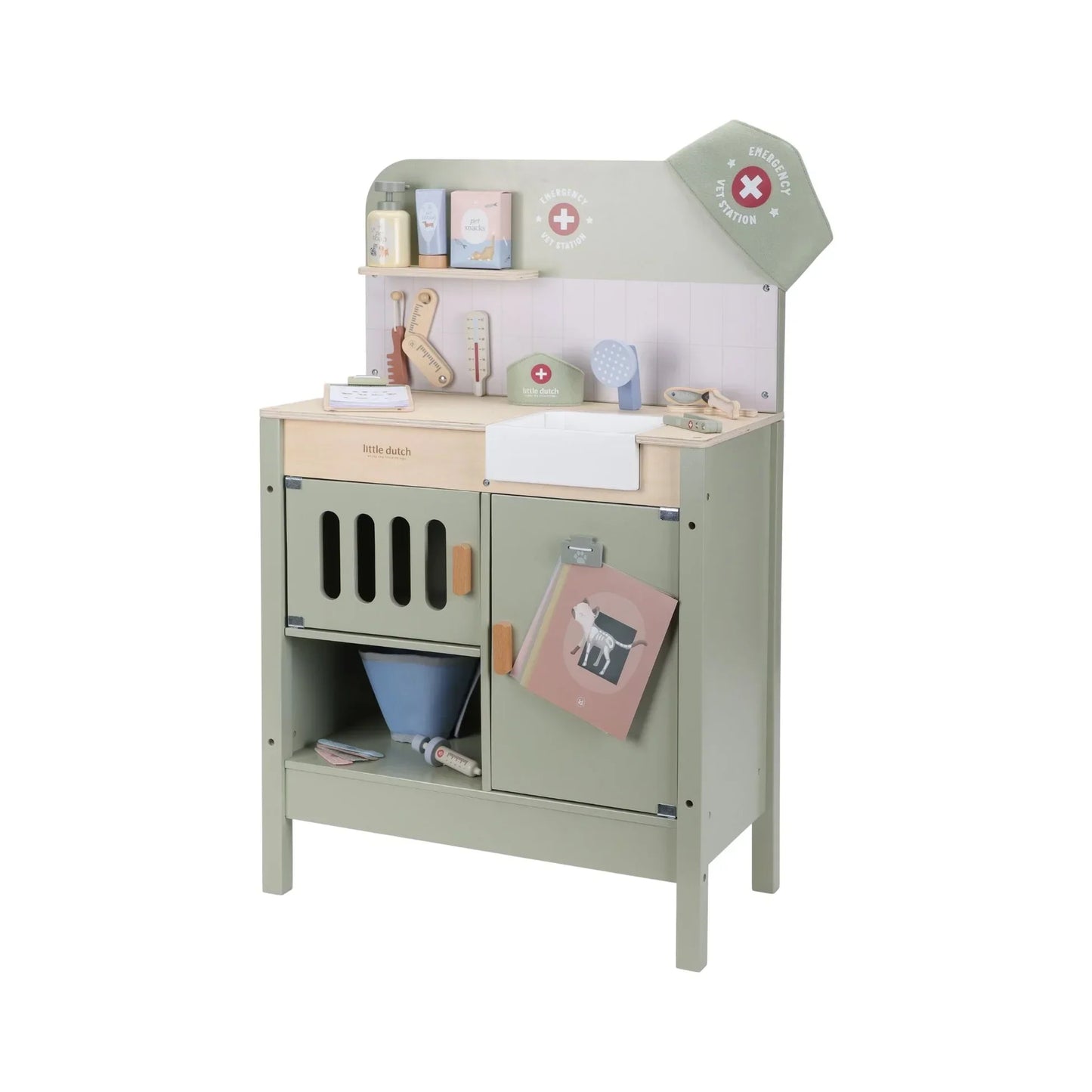 Little Dutch - Otroška lesena veterinarska ordinacija - LD2546 Luxbaby