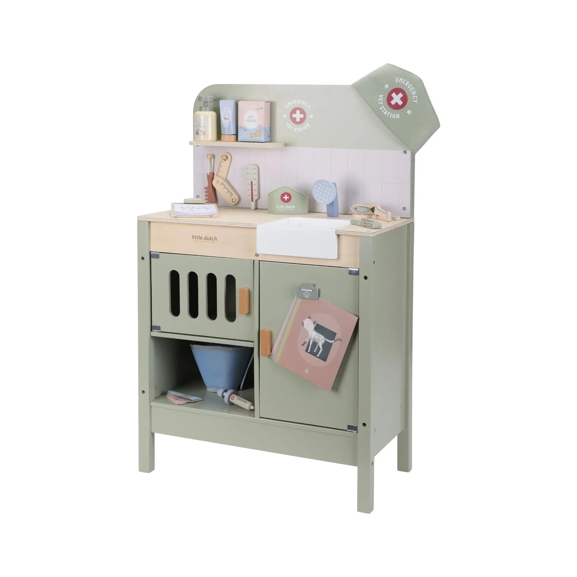 Little Dutch - Otroška lesena veterinarska ordinacija - LD2546 Luxbaby