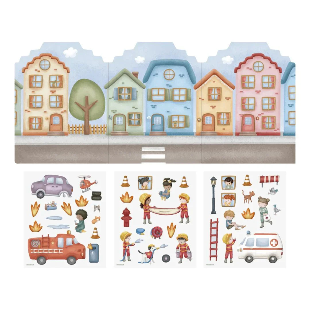 Little Dutch - Knjiga naljepnica za višekratnu upotrebu - Jim i prijatelji