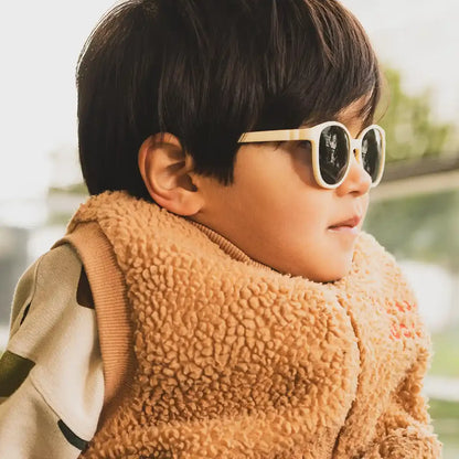 Ki et La - Otroška sončna očala Wazz - Ivory - WA2SUNIVORY Luxbaby