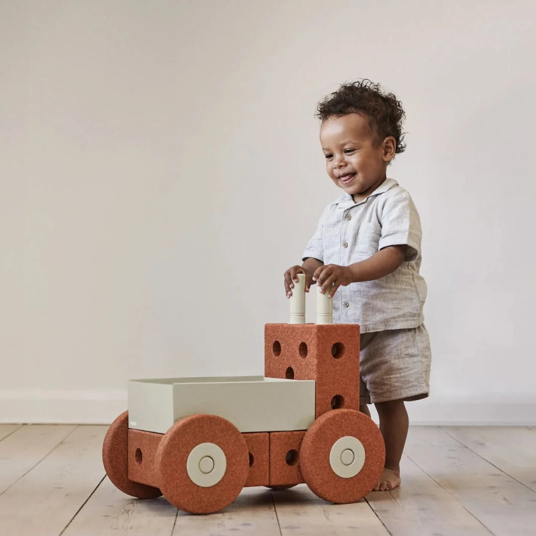 Modu - Baby sprehajalec - Burnt Orange/Dusty Green