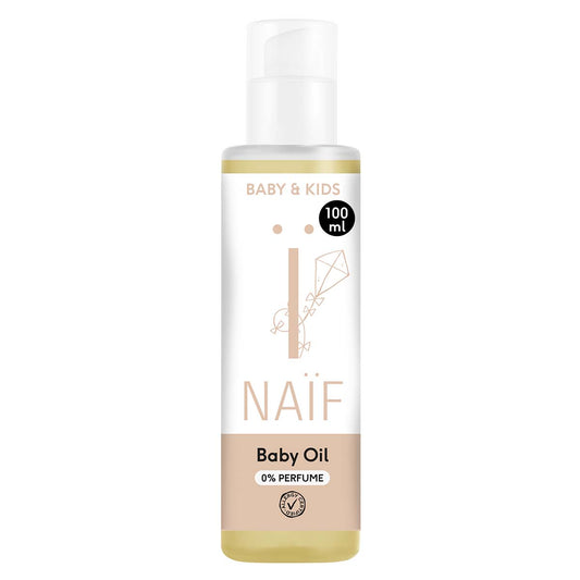 Naif - Masažno olje za dojenčke in otroke brez parfumov 100ml