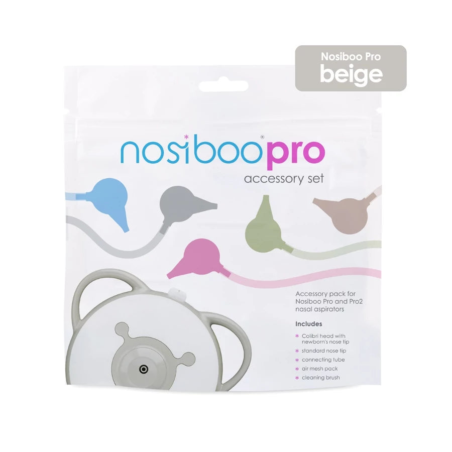Nosiboo - Komplet dodatkov za nosni aspirator Pro - Beige