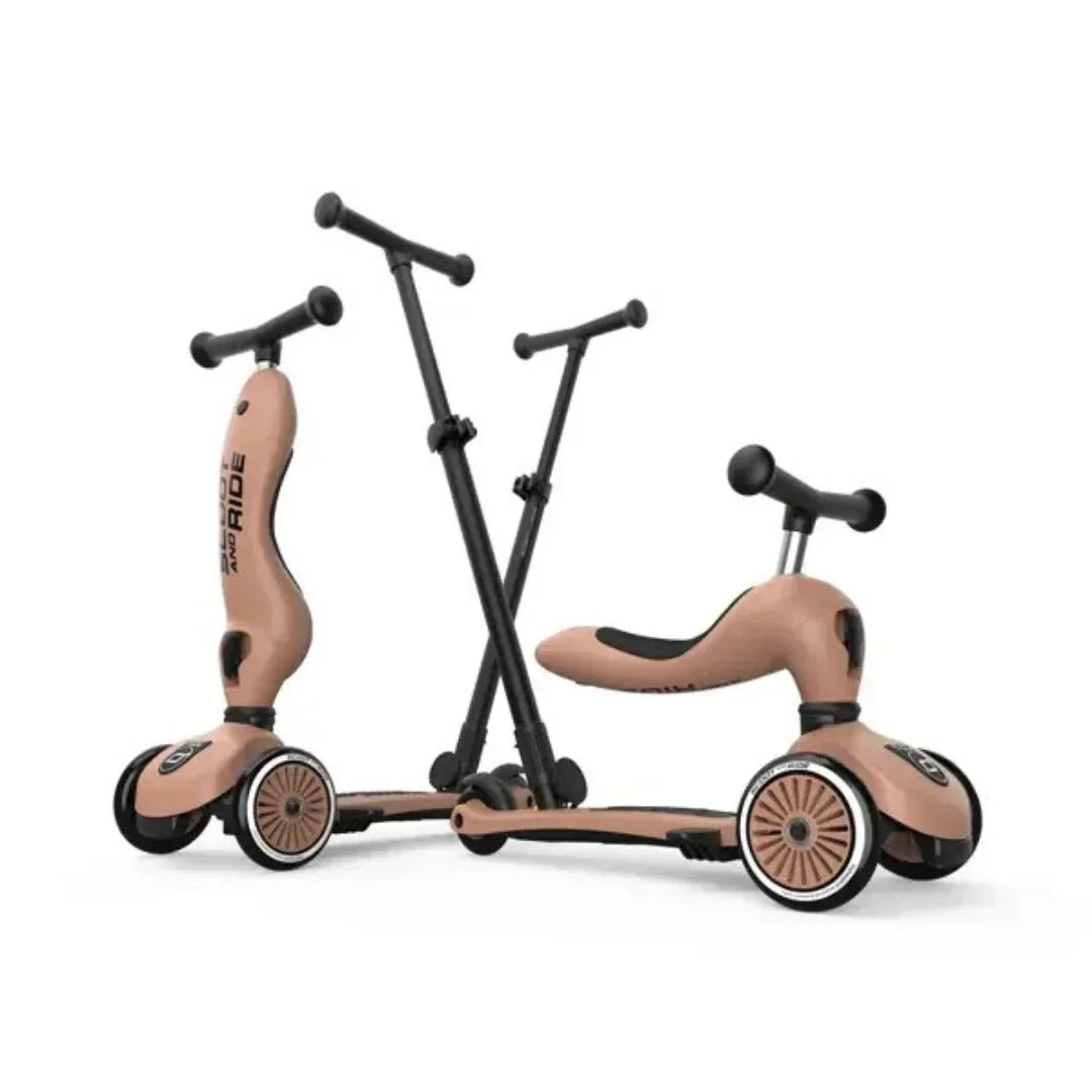 Scoot&Ride - Otroški poganjalec in skiro Highwaykick 1 Push and Go - Mocha
