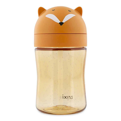 Trixie - Otroška steklenička s slamico iz tritana 300ml - Mr. Fox