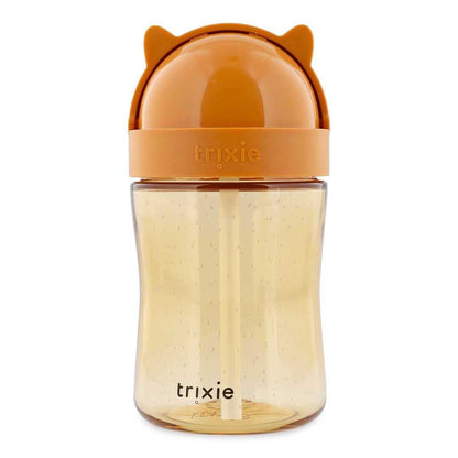 Trixie - Otroška steklenička s slamico iz tritana 300ml - Mr. Fox