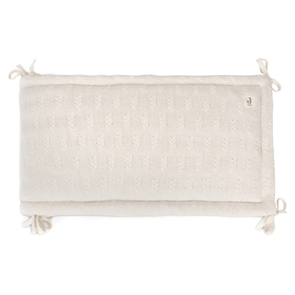 Jollein - Obroba za posteljico - Grain Knit - Oatmeal (180x30 cm)