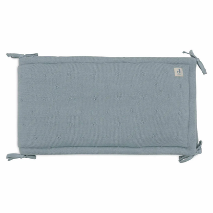 Jollein - Obroba za posteljico - Cosy Knit - Sea Green (180x30 cm)