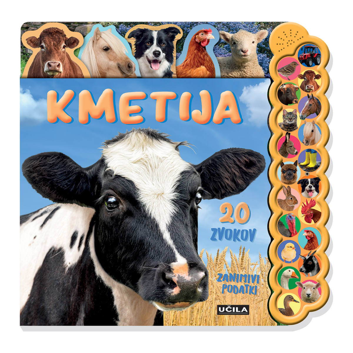 Učila - Knjiga z 20 zvoki - Kmetija