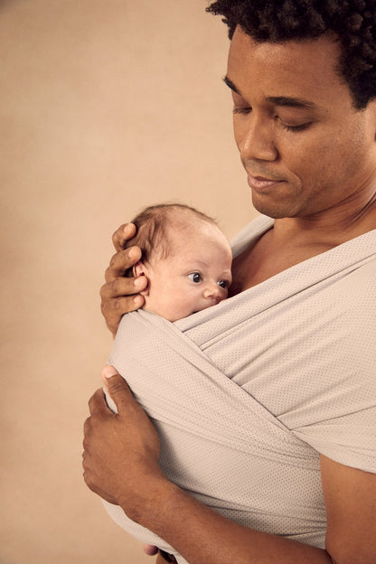 Ergobaby - Aura Wrap trak, Sustainable Mesh - Soft Grey