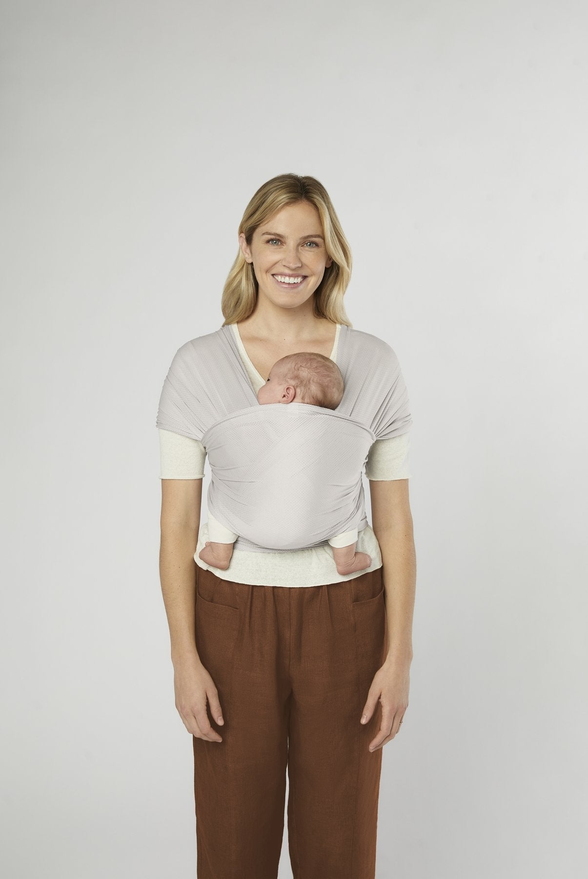 Ergobaby - Aura Wrap trak, Sustainable Mesh - Soft Grey