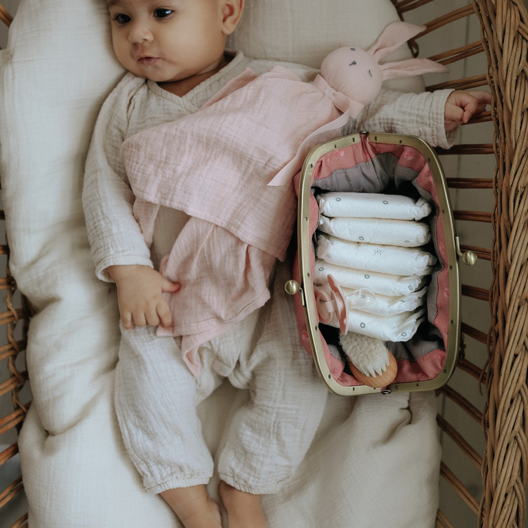 Elodie - Toaletna torbica Zip&Go - Pink Petit River Rose