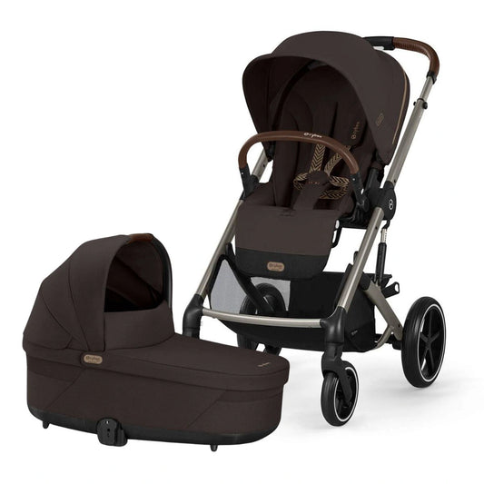 Cybex - Otroški voziček Balios S Lux - Chocolate Brown (2v1)