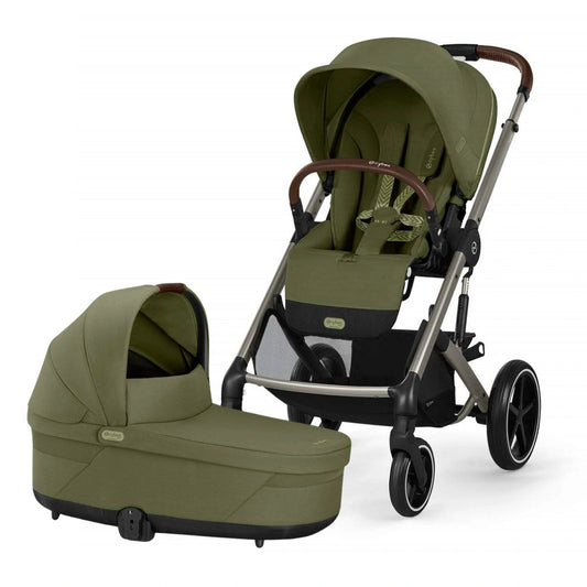 Cybex - Otroški voziček Balios S Lux - Moss Green (2v1)