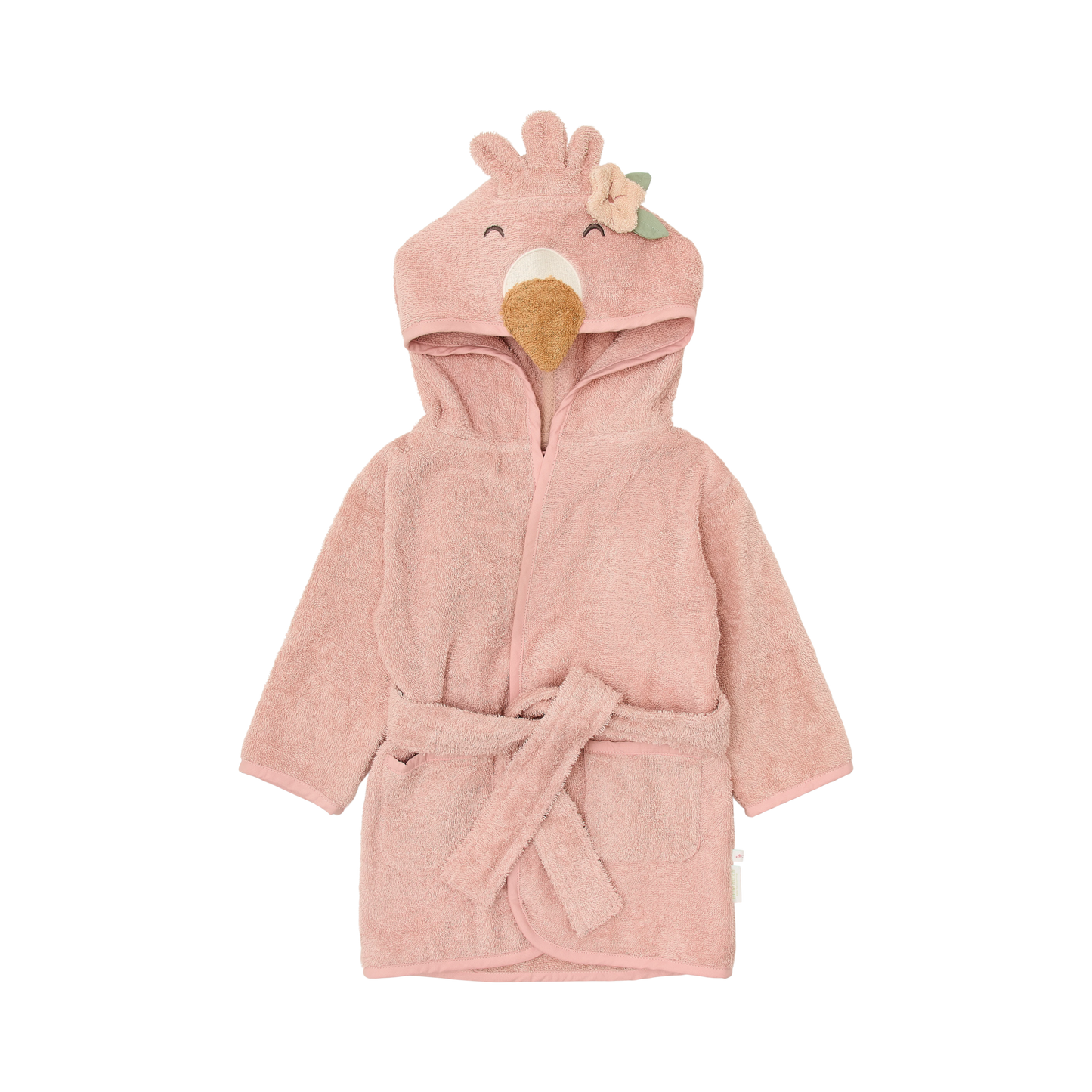 Little Dutch - Otroški kopalni plašček - Flamingo