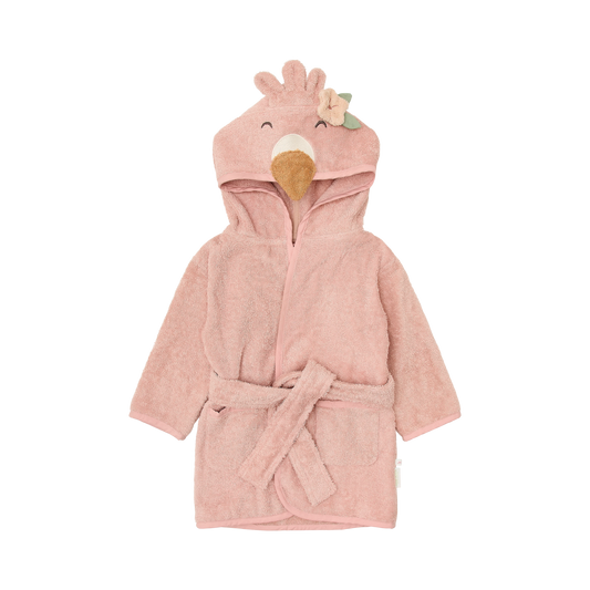 Little Dutch - Otroški kopalni plašček - Flamingo