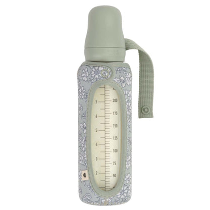 BIBS x Liberty - Ovitek za veliko otroško stekleno stekleničko - Capel Sage 225ml